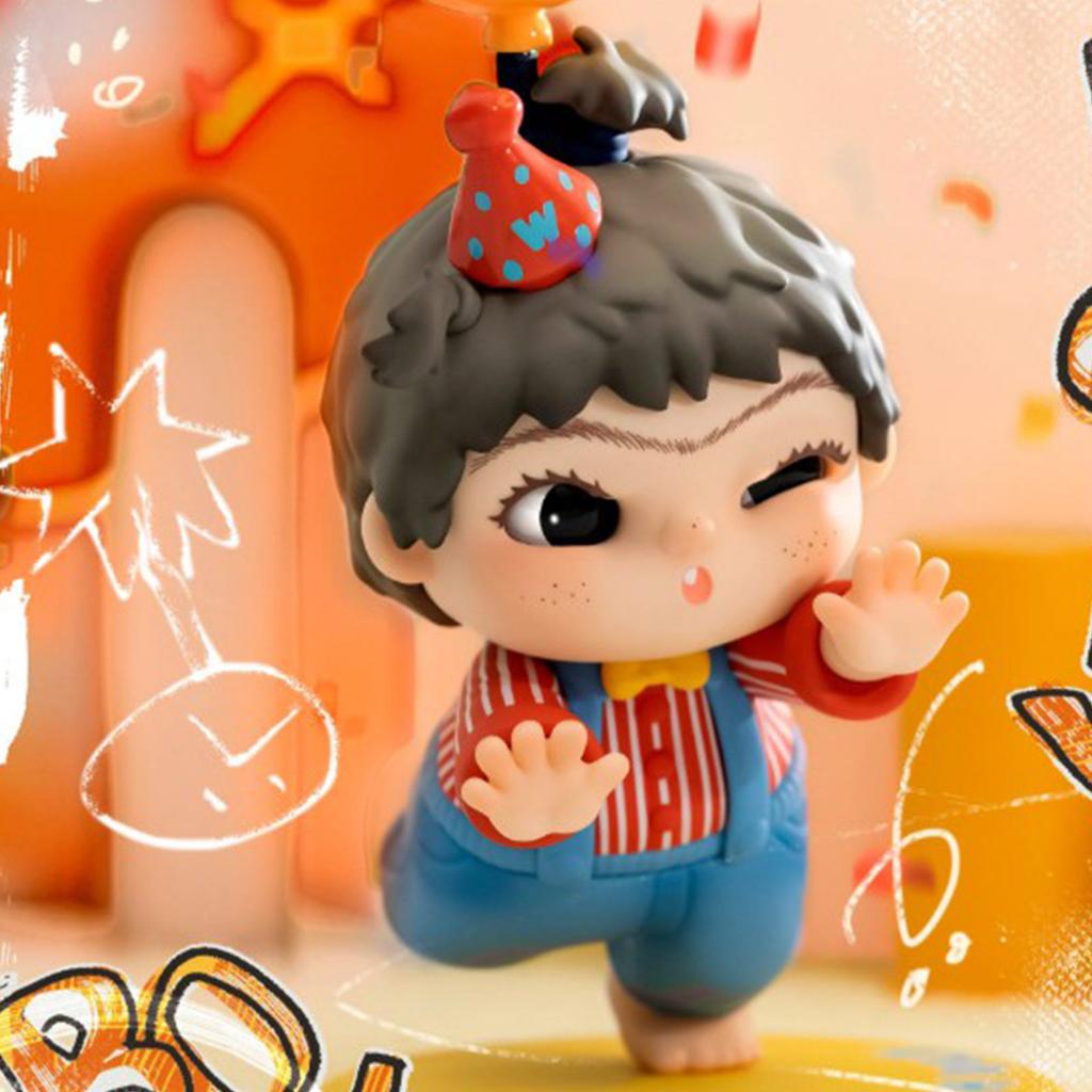 1 Pc Random (Probability Of Hidden),surprise Toys,collectibles,mystery Box,gift Idea,Vinyl Face Puppet Pendant, Back To Childhood Series Figures