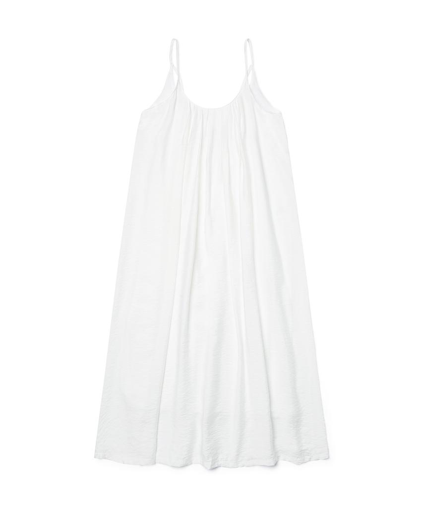 PLUNASTUDIO Pure String Long Dress (White)