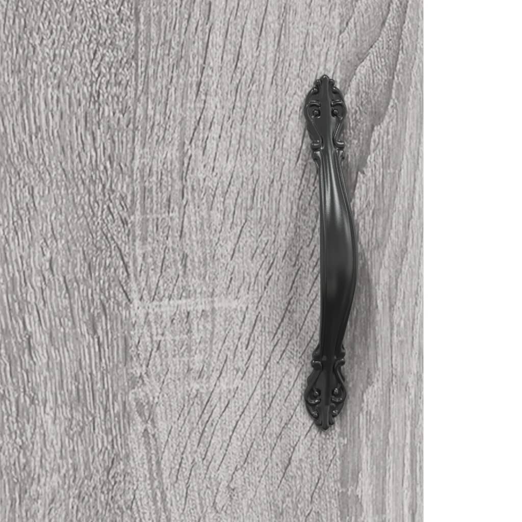 Highboard Gray Sonoma 69.5 x 34 x 180 cm Particleboard