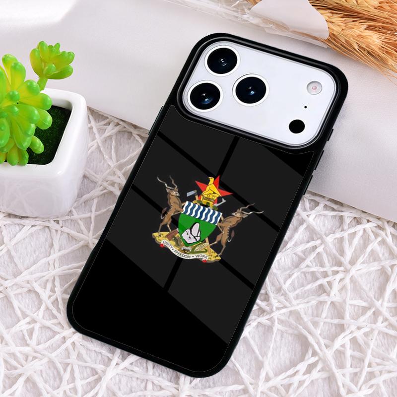 Zimbabwe Flag Shockproof Phone Case for iPhone 17 Air 16e 15 11 12 14 13 Pro Max Cover Coque