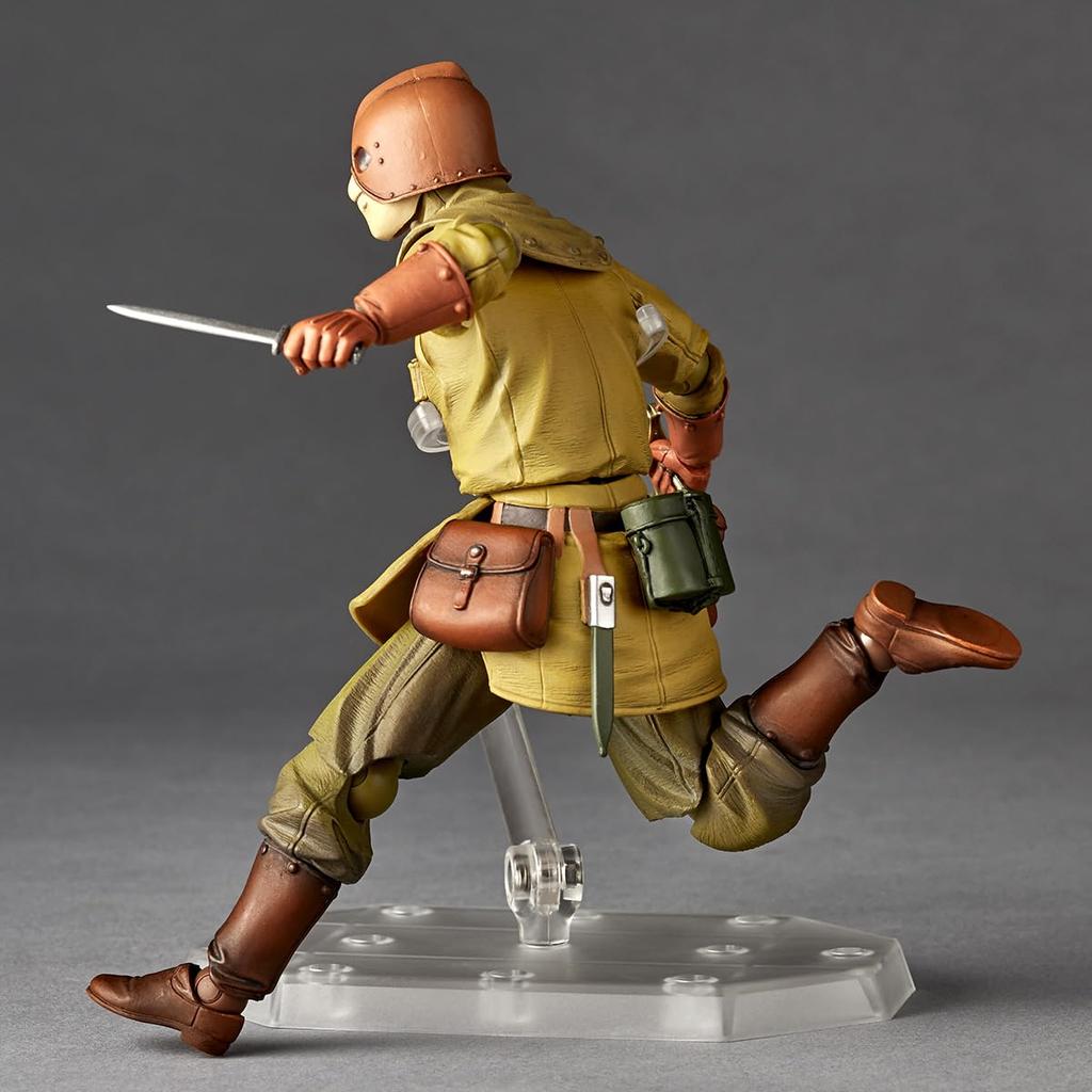 Kaiyodo Takeya Freely Figurine Nausicaa of the Valley of the Wind Torumekia Commando Height 150mm PVC ABS Painted Movable Figure Approx. Non-scale &