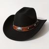 Popular British Literary and Retro One-word Cowboy Hat, Women's Classic Outdoor Cowboy Hat Top Hat