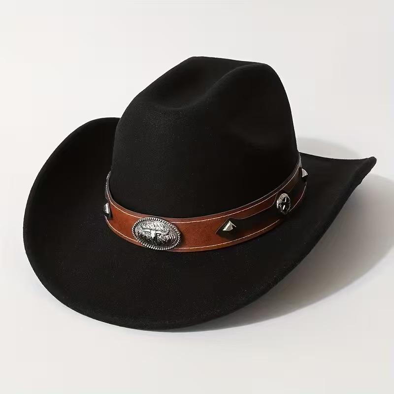 Popular British Literary and Retro One-word Cowboy Hat, Women's Classic Outdoor Cowboy Hat Top Hat