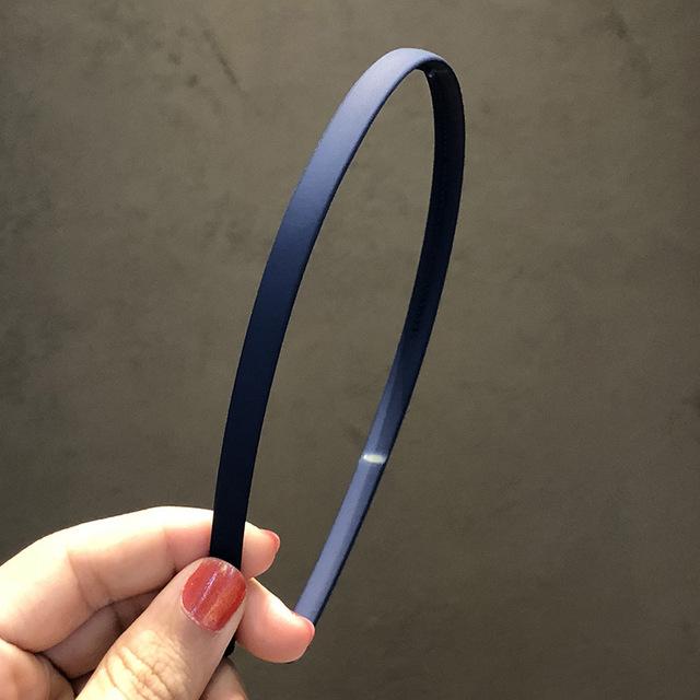 Vintage Headbands for Hair Woman Hair Band Simple Candy Color Chain Bezel for Hair Hair Hoop Headband Bezel Hair Accessories