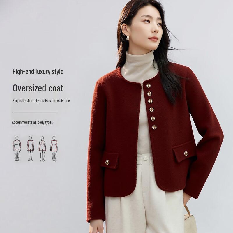 

Женский вязаный свитер с круглым вырезом Handu Yishe One Size