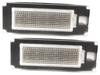 Fiat Ducato Citroen Jumper Peugeot Boxer 2006- LED Kennzeichenleuchten 2 Stück. einstellen