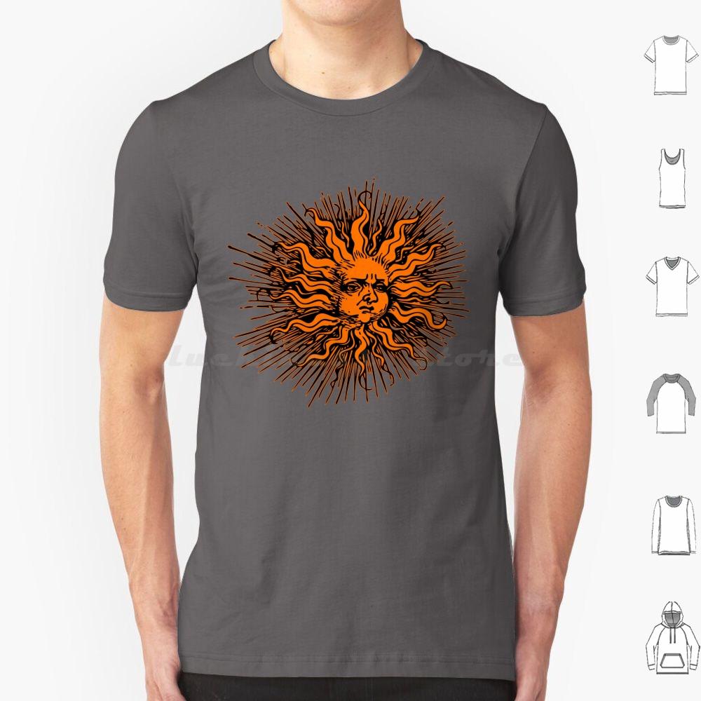 Sun T Shirt Cotton Men Women DIY Print Sun Solar Pagan Summer Wicker Man Summerisle Midsummer Magic Folklore Mild Peril