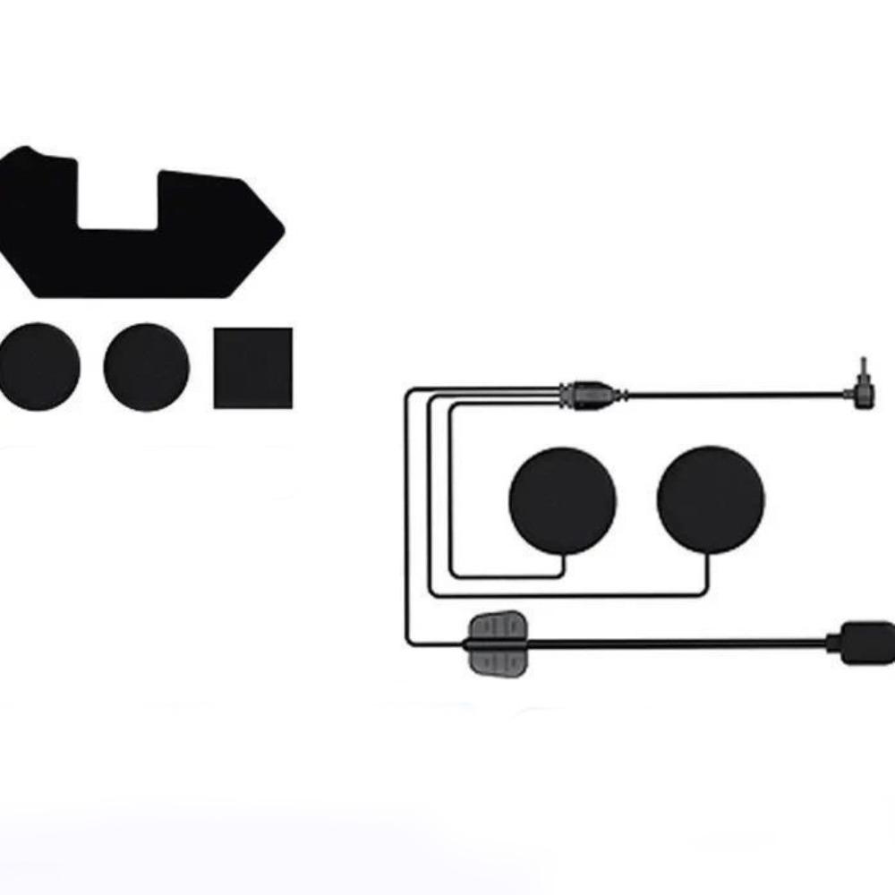 Waterproof Helmet Headset Noise Cancelling Bluetooth Headset Professional Helmet Mic Riding Gear