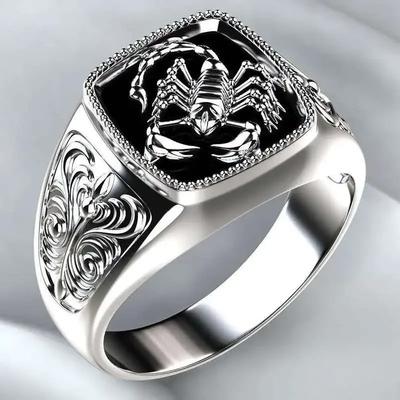 Anillo de dedo Unisex Huitan vikingo, mitología nórdica, lobo gigante, tótem de defensa, Lobo, moda Hip Hop Rock, regalo Punk