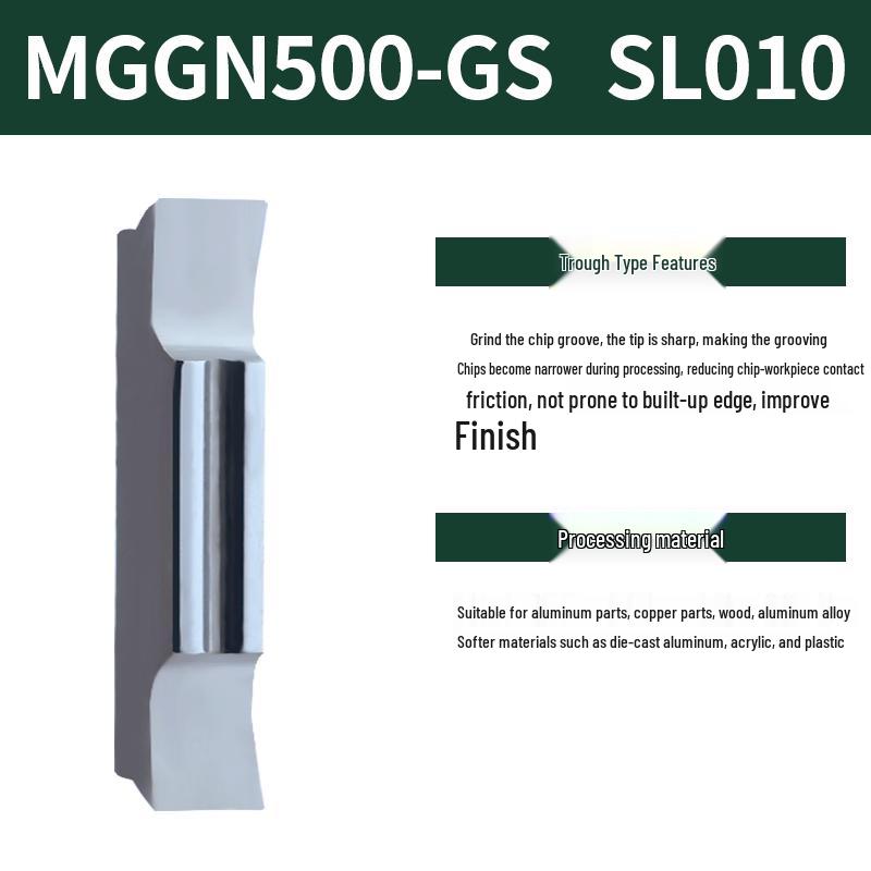 CNC Grooving Blade MGMN300/400-M for Stainless Steel, Ceramic, Aluminum Lathe Parting Tool Inserts