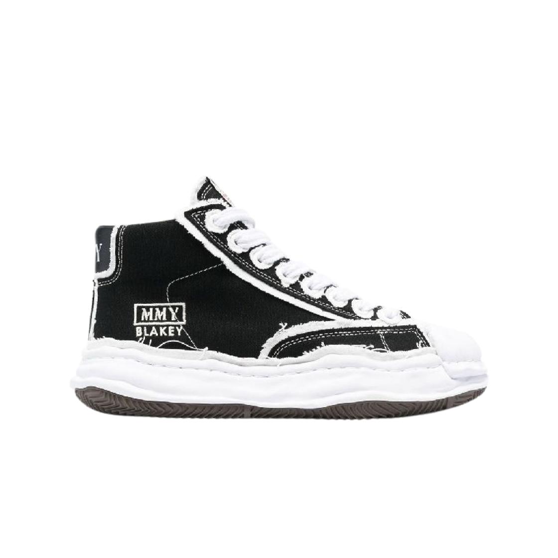 

Maison Mihara Yasuhiro Blakey Og Sole Oh Canvas High-top Sneakers Black EU 43