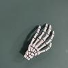 Gothic Skeleton Hand Hair Claw Clip,Skull Bone Barrettes for Women, Horror Cosplay Hair Accessories, Unique Valentine's Day Gift