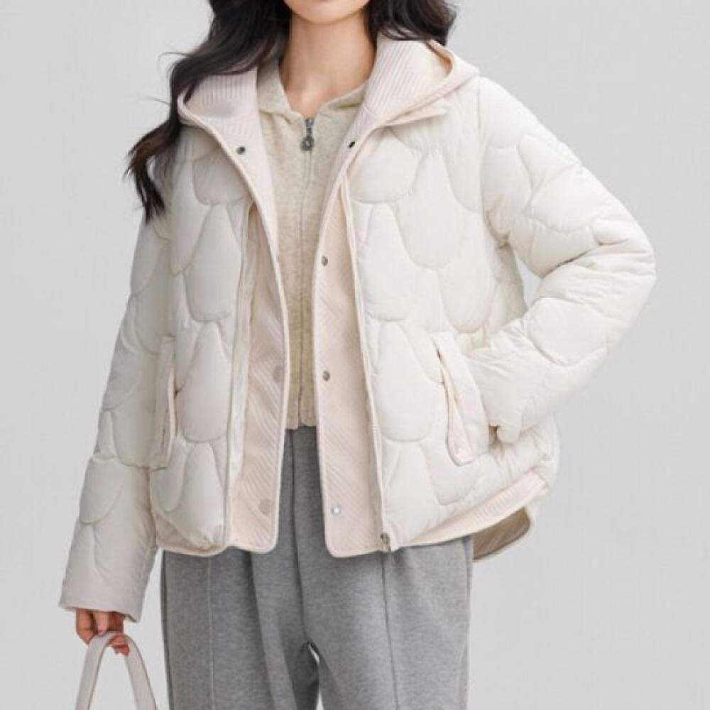 Navava Casual Quilted 2 In 1 Hooded Short paddIng Nc312