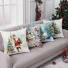 Santa & Rabbit & Squirrel Pillowcasessuitable For Sofa Car Bedroom Decorative Cushion Cover Pillow Cover