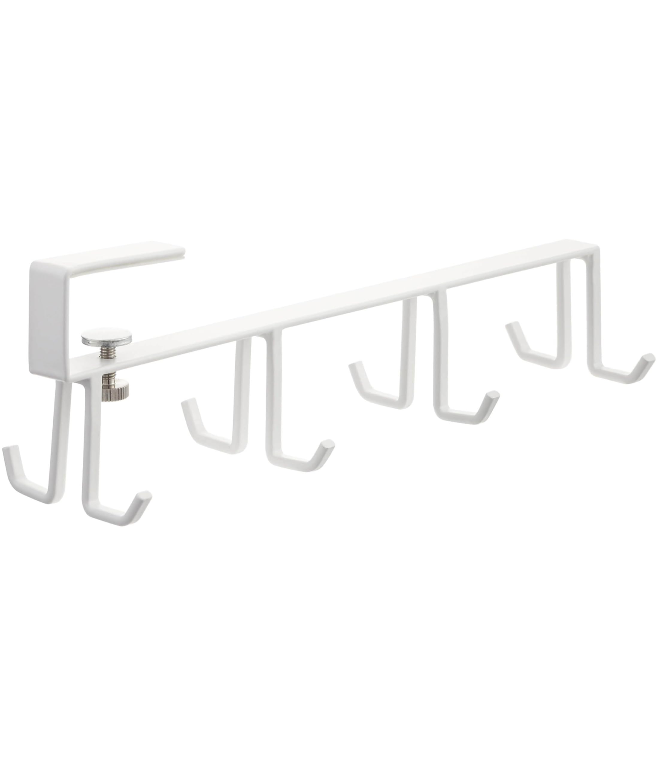 

Yamazaki Kitchen Tool Hook 2441 Under-Cabinet Plate, White, білий