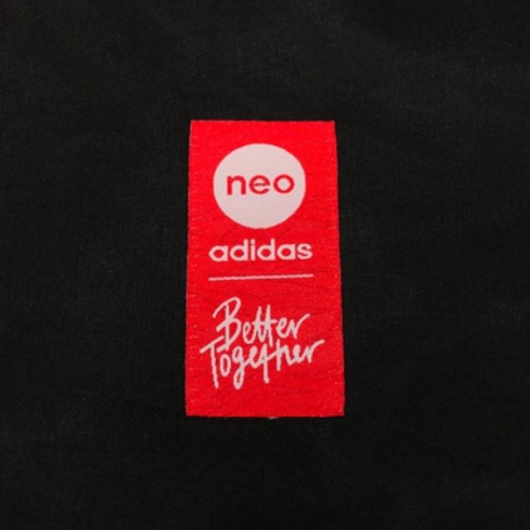 adidas Neo Logo Print Patchwork Hooded Long Sleeve Cotton Jacket Men Outerwear Black HC9731