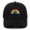 Rainbow Embroidery Baseball Cap with Logo
