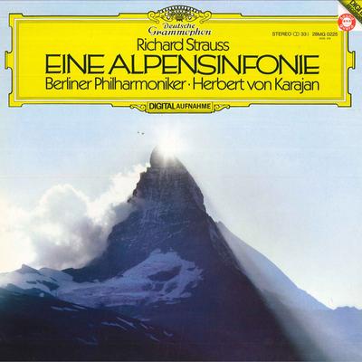 LP Record HERBERT VON KARAJAN BERLINER PHILH  Richard Strauss Eine Alpensinfonie 28MG0225 DEUTSCHE GRAMMO 1981 Japan Obi Classical Used