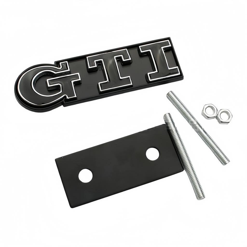 BANH9 For VOLKSWAGEN VW GTI Stand Out On the Road: 3D Badge Sticker Set for Golf 2-7 GTI MK2-MK7 Metal Body Side Fender - 2 Pcs