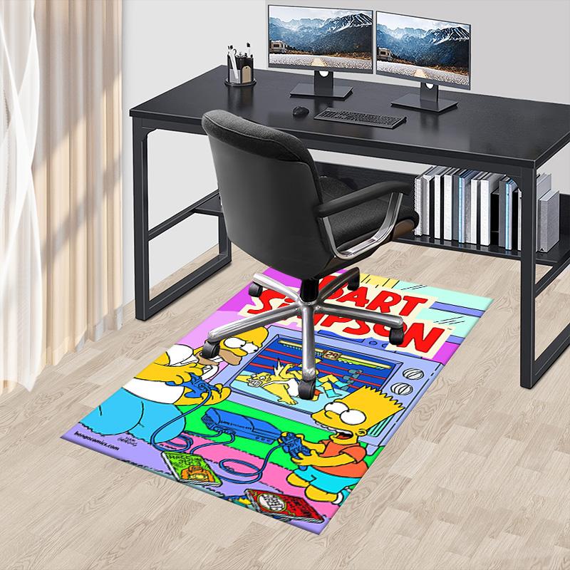 1pc Simpsons Family Dinner Carpet for Playroom Bedroom Living Room Sofa Home Decor,kids Game Area Rug Non-slip Floor Mat Y82664