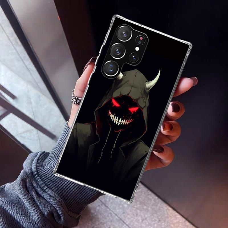 Devil Bad Boy Anime Phone Case For Samsung Galaxy S23 S24 S25 Edge S26 Ultra S22 + S21 Plus S20 FE Cover Silicone Print Shell Ga