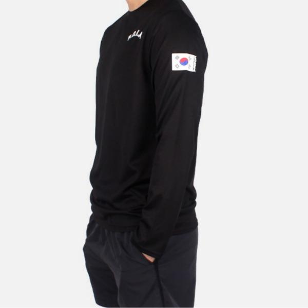 Korean Military R.O.K.A Long Sleeve T-Shirt - Black Long Sleeve