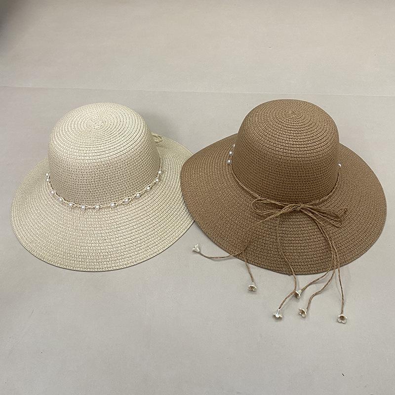 New Grass Hat Women's Summer Vacation Beach Hat Sun Sunshade Hat