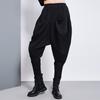 Pantaloni Harem Elasticizzati da Donna Vestibilità Larga Pantaloni Conici Patchwork Streetwear Pantaloni Lunghi Con Tasche Per Outfit Quotidiani Primaverili