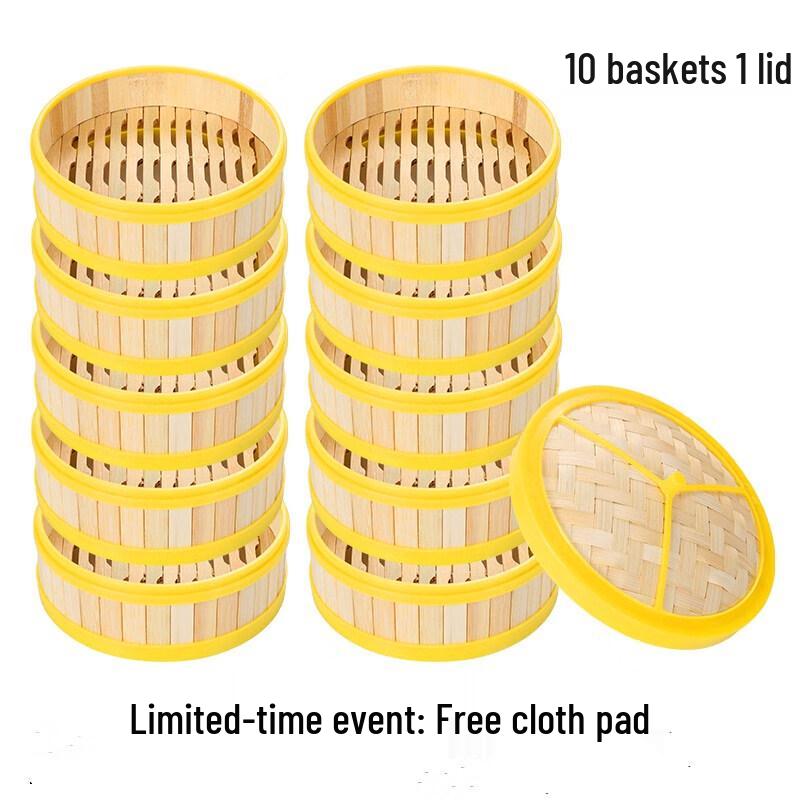 Zhao Ran Deep Plastic & Bamboo Steamer Basket
