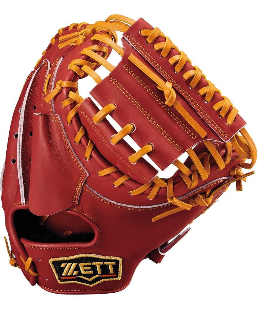 ZETT Pro Status Soft Baseball B Made in BRCB30960G Catcher's Mitt, Brown/Oak (3736), Japan,
