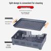 ZISIZ Small Rectangular Aluminum Alloy Grill Pan