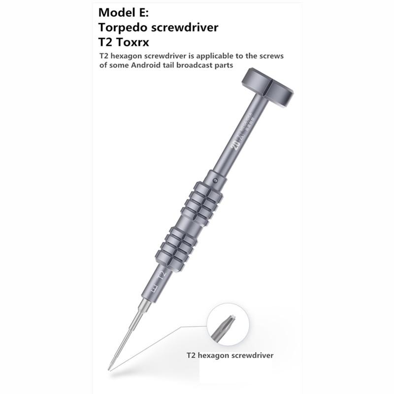 

QIANLI MEGA-IDEA 2D Screwdriver with Grenade Print Mobile Phone Dismantling Triangle Pentagon Cross Hexagon Bolt Driver Set