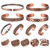 Pure Copper Cuff Bracelet Waterproof Bangle Jewelry Stylish Copper Bangle  Casual Outfits