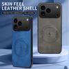 For iPhone 17 Pro Max Case for iPhone 17 Air Cover Magnetic Fashion PU Leather Hard Plastic Shockproof Protection Phone Funda