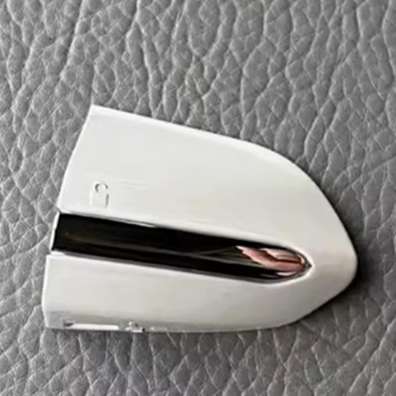 Front Exterior Left Driver Side Door Handle Lock Bezel Cover Cap Fit for Ford Fusion 2013-2020, for Edge 2015-2020 (Black)
