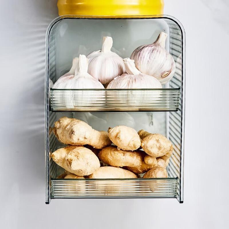 Guan Zhuo Jia Drill-Free Wall-Mounted Kitchen Organizer