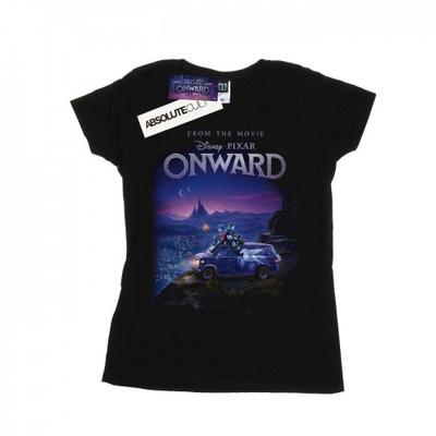Womens/Ladies Onward Poster Art Cotton T-Shirt