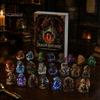 Dragon Themed Desk Decor Advent Calendar with 24 Acrylic Ornaments, 2D Hatchery Surprising Box Countdown Set, Fantasy Figurines, Xmas Gift for