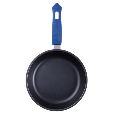 Corporation 20cm Moomin Frying Induction with Hook DW5801 Pan, Compatible, Hole, PFAS-Free, Blue,