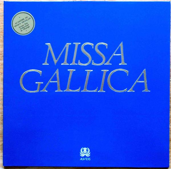

LP Record BERNARD LALLEMENT - Missa Gallica AV4724 AUVIDIS 1983 France Classical Used