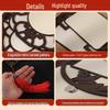 2026 New Chinese Style Fu Character Wooden Pendant with Blank Calligraphy Xuan Paper