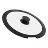 Sleek Black White Silicone Lids Available In Size Range of 18cm To 26cm