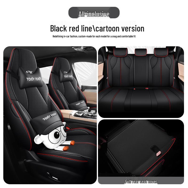Jianghuai QXPHEV Full Leather Universal Car Seat Cushion - New Model for All Seasons