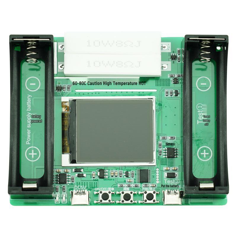 

Тестер литиевых аккумуляторов 18650 с ЖК-дисплеем - Интегрированный заряд и разряд, измерение сопротивления и емкости