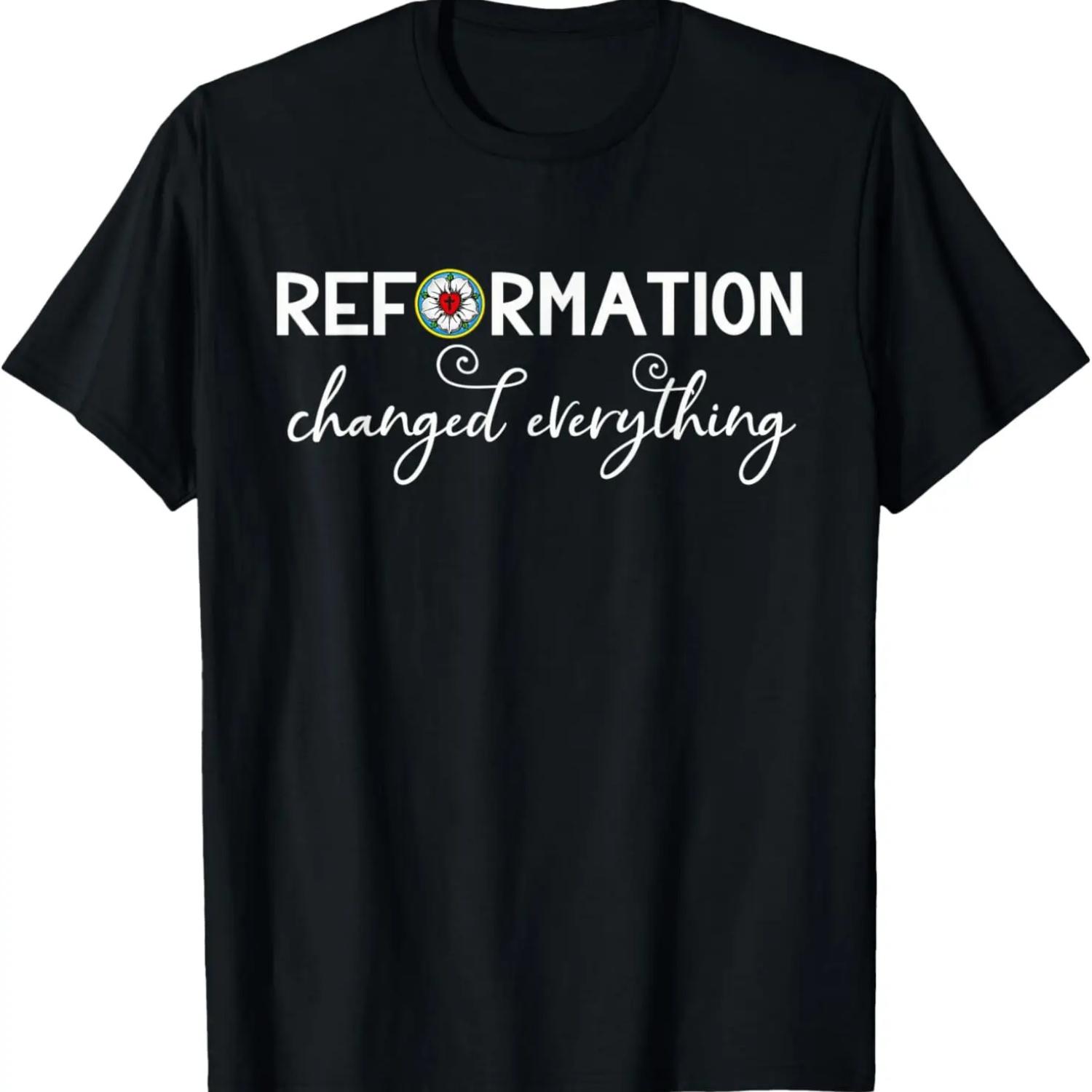 Martin Luther Rose Lutheran Seal Christian Reformation Quote T-Shirt S чёрный