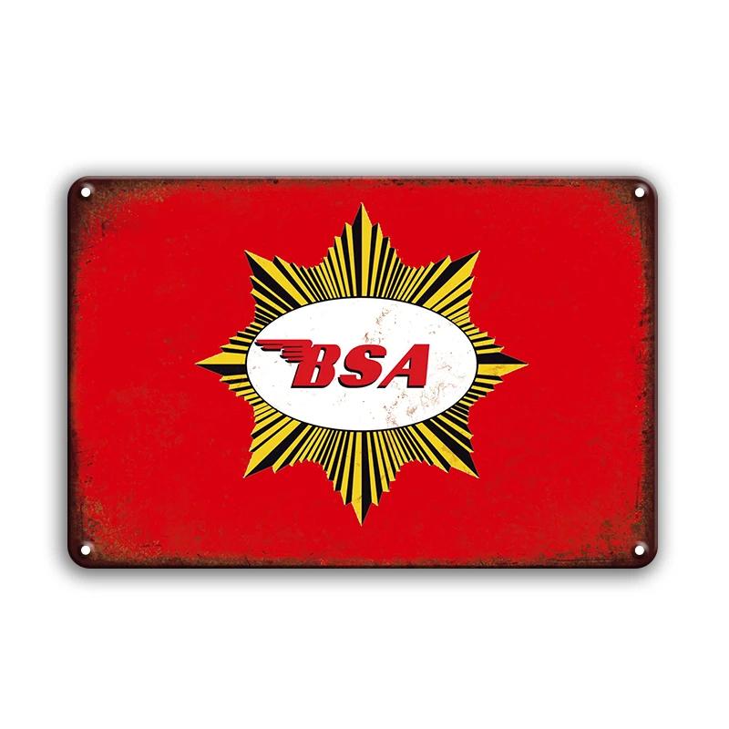 Vintage Motorcycle Guzzi Metal Sign Retro Plate Decorative Plaque Wall Decor Garage Man Cave Motor Tin Painting Wall Decor