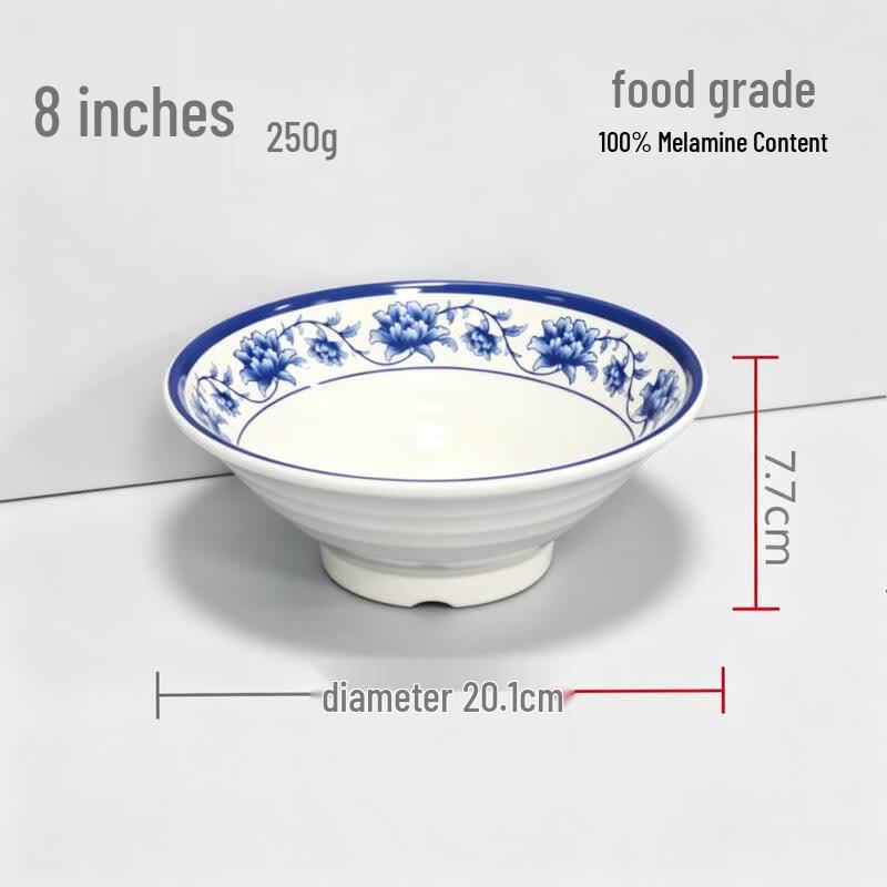 Меламиновая миска Dou Li с узором «Орхидея», пищевая