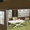 Pop Up Party Tent 575 X 289 X 245 Cm Taupe