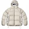Winter Cotton Puffer Jacket Zip-Up Hooded Coat Waterproof Warm Outerwear Men Women Casual Daily Wear