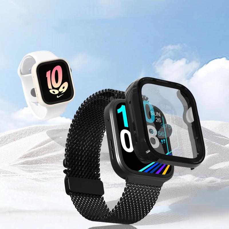 Glass+Case For Huawei Watch Fit 4/4 Pro Tempered Glass Screen Protector & Hard PC Protective Bumper For Huawei Fit4 Accessories